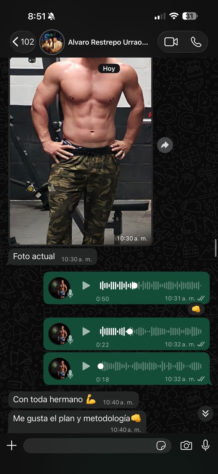 Conversación con cliente